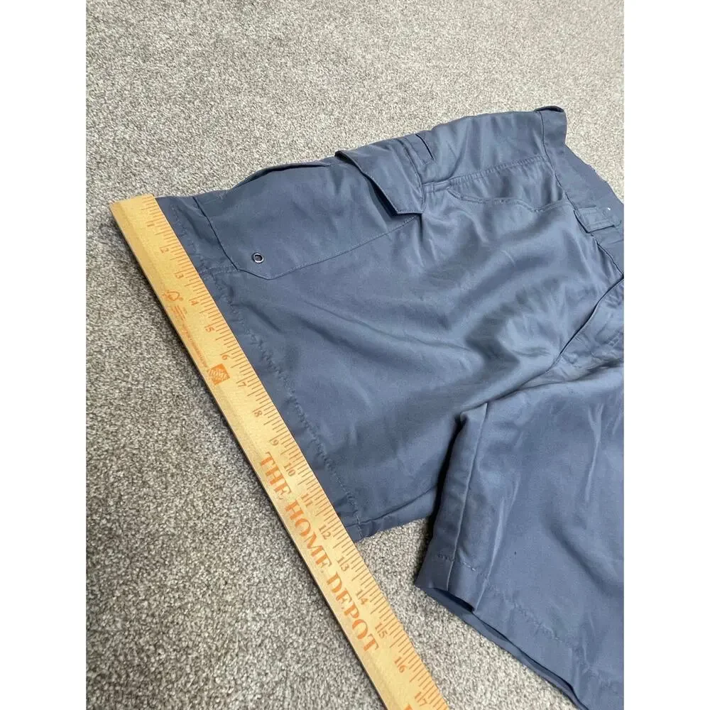 Coastal World Wide Sportsman Cargo Shorts Size 40 Slate Blue Polyester Outdoor